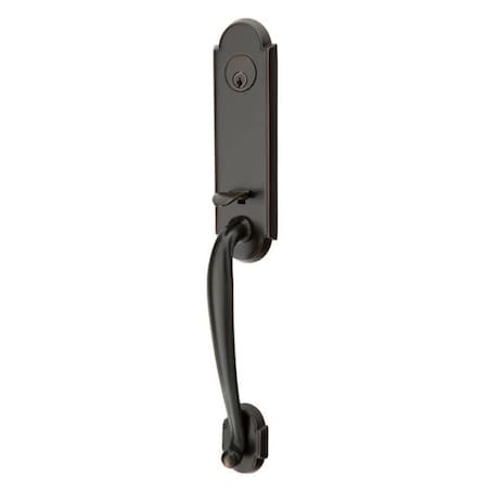 Emtek Oil Rubbed Bronze Handleset F203343PUS10BLH212 F203343PUS10BLH212